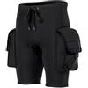 Sxhlseller Pantaloncini da Sub in Neoprene da 3 Mm da Uomo, Pantaloncini da Sub Ibridi con Tasche e Fibbia a Sgancio Rapido, da Muta con Cintura Regolabile per Surf, Snorkeling, Nuoto (L)