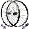 ZXGSXIOU Set di ruote per bicicletta 26/27,5/29 pollici, mozzo MTB in lega di alluminio, 4 cuscinetti sigillati, freno a disco, cerchio per mountain bike per cassetta a 7-12 velocità, 2250 g