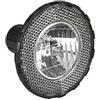 Fischer Unisex luci per Bicicletta, Unisex, Halogen-Schweinwerfer 10Lux, Nero, Taglia Unica