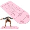Fruusv Esercise Equipment Mat, Extra Long Yoga Mat Non-Slip 5,25 x 2,3 ft, Men Women Exercising Mat, Sound Insulation Knee Guarnizione Protector Pad for Ab Roller Wheel, Durevole Esercise Mat for Home Gym
