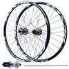 ZXGSXIOU Set di ruote per mountain bike da 26, 27,5 e 29 pollici in lega di alluminio con freno a disco, mozzo ibrido/MTB a 32 raggi, perno passante da 142 mm per cassetta a 7-12 velocità.