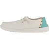 HEYDUDE Women Wendy Boho Crochet off White Casual Moccasin 40 EU
