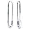 Bling Jewelry Simbolo D'Ispirazione Sostegno Agli Sfollati Orecchini A Goccia Con Perno Di Sicurezza Per Motociclisti Per Donne Adolescenti .925 Sterling Silver