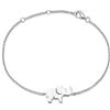 FANCIME Elefante Bracciale in Argento Sterling 925 Placcato Oro Gioielli per Donna Ragazze Bambini - Regolabile Catena Lunghezza: 15 + 3 cm