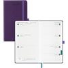 BEZEND Agenda 2026 2027 Settimanale Tascabile Orizzontale - 17 x 9,5 cm | 18 Mesi (Lug.26 - Dic.27), Diario Scuola Piccola, Ideale per Studenti e Professionisti, Copertina Rigida in Pelle PU, Viola