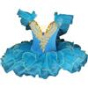 HWBZSZY Professionale Balletto Tutù Vestito Bambini Colorato Lago dei Cigni Ballerina Partito Danza Costume Lucido Paillettes Ginnastica Danza Body Sala da ballo Dancewear per le ragazze,Blue 2,130cm