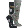 krautwear 2 paia di calze colorate a fantasia 30° compleanno papà mamma idee regalo, Alpaca., 42-47
