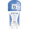 Lycia, Original Deodorante Stick con Microspugne Effetto Asciutto per una Sensazione di Freschezza Durevole, Efficace fino a 72H, Senza Alcool, 40 ml