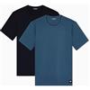 EMPORIO ARMANI Endurance - Confezione da 2 Magliette Girocollo da Uomo, Colore Grigio, M
