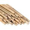 AlmaStore Canne di Bambu' h.210cm Ø 18/20 mm 50 Pezzi - Resistenti Naturali - Per Sostegno Ortaggi e Piante o Arredamento di design - Ideali per Pomodori e Rampicanti - Canna di Bamboo per Orto
