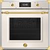 Bertazzoni fher6117ctag3 forno vapore pirolitico da incasso 60 cm avorio oro