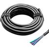 RECOIL RS918-20 Cavo per altoparlanti auto 9 conduttori, 6 m (20 piedi), 18AWG CCA (9x0,8mm²), 4 canali + cavo remote - Guaina ultra flessibile e facile da spellare