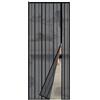 Sekey Zanzariera per porta contro il grattacielo, tenda magnetica, zanzariera per apertura laterale, zanzariera per porta del balcone, facile da installare, senza fori, 110 x 220 cm, colore nero