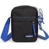 Eastpak Borsa a tracolla The One — Borsa a tracolla compatta con diverse tasche con zip, tracolla regolabile, capacità 2 L, 21 x 16.5 x 5.5 cm - Kontrast Black Blue
