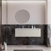 DEGHI Mobile bagno sospeso 120 cm cashmere con lavabo sx - Deck