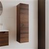 DEGHI Colonna bagno sospesa 30 x 120 h cm cannettato con anta reversibile rovere deciso - Deck