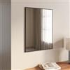DEGHI Specchio 60x80 cm reversibile con cornice nero lucido - Talas
