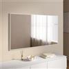 DEGHI Specchio 70x120 cm reversibile con cornice bianco opaco - Talas