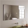 DEGHI Specchio bagno 70x120 cm reversibile con cornice champagne - Talas