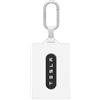Spigen Tesla Portachiavi per Key Card, Porta Carte con Moschettone | [1 Pezzo] Accessori per Tutti i Modelli e Generazioni Tesla (~Model 3 Highland 2026, Model Y Juniper, S, X) - Bianco