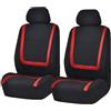 ALORHUGYN Auto Copri Sedili, per Renault Clio 2 3 4 5 Sport RS Line 1998-2021 Antiscivolo Confortevole Traspirante Set Coprisedili Auto Accessori Interno,D