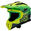 LS2, Casco Moto Cross FAST Matt Green H-V Yellow, S