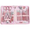 Peosaard Set manicure, kit manicure 30 pezzi, set professionale da donna, tagliaunghie in acciaio inossidabile pedicure cura delle unghie con custodia da viaggio in PU per donne uomini amico di famiglia