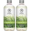 AROMATIKA trust the power of nature Ricarica Diffusore di Profumo per Ambiente Lemongras 1000ml - 2x500ml - Olio Essenziale con Naturale Citronella - Fragranze Naturali Intenso e Duraturo - Alcool 0% - Diffusore a Lamella di Fragranza