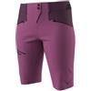 Dynafit Transalper Dst W - pantaloni corti alpinismo - donna, Dark Pink/Violet/Pink