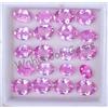 20 Pezzi Naturale Mogok Rosa Rubino 7.60 MM Ovale Certificato AAA+ Loose Gemma