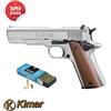 KIMAR Pistola a salve Modello 1911 9 mm cromata Kimar + 50 colpi
