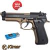KIMAR Pistola a Salve beretta 92 FS 8 mm Nera e bronzo Kimar + 50 colpi