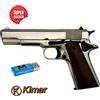 KIMAR Pistola a salve Modello 1911 8 mm cromata Kimar + 50 colpi