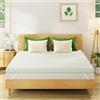 Essence Sleep Topper in gel da 160 x 200 cm, in schiuma memory gel da 5 cm, traspirante, certificato Öko-Tex, morbido per materassi a molle, divano letto, letto per gli ospiti