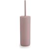 Gedy Sharon Scopino Bagno WC in Plastica Leggera e Resistente Colore Rosa Finitura Opaca, Scopino WC con Ciuffo in Setole Nere in Nylon, Scopino Bagno da Appoggio, Portascopino 100% Made in Italy