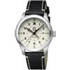 Luminox Orologio analogico al quarzo svizzero da uomo con cinturino in pelle XA.9527, Nero, cinghia