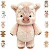 Generico Peluche Che Corre Adorabile Pupazzo Che Respira E Cammina, 45CM Simpatico Running Cow Peluches Mucche Gigant, Animale in Posizione di Corsa Per Uomini E Donne (Mucca B)