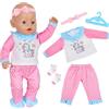 Carreuty Rosa Blu Pigiama bambola vestiti