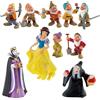 Bullyland Set Biancaneve 10 Personaggi: 7 Nani, Strega e Regina, Figurine Dipinte a Mano, senza PVC, Gioco Immaginativo, Collezionabile Cake Design, 3+