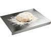 Aicharynic Tagliere in acciaio inox 30 x 40 cm con bordo di arresto: sottile e leggero in acciaio inox come piano di lavoro igienico e tagliere per cucina bar ristorante cottura e impastare