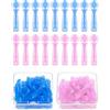 FUGLUS 100 Pcs Aghi per Acne, Strumenti Per La Rimozione dei Punti Neri, Blackhead Estrattore, Strumento Professionale per la Rimozione di Punti Neri e Brufoli, Ideale per la Cura della Pelle