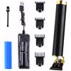 Generic T9 USB Ricaricabile Professionale Capelli Trimmer 0mm Baldheaded Cutter Barba Rasatura Intaglio Strumento Macchina di Taglio per Gli Uomini