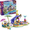 LEGO Friends Divertente Giornata al Parco Acquatico - Miniatura da Costruire Giocattolo con Scivolo, 2 Mini Bamboline, 4 Animali e Accessori - Idea Regalo di Compleanno per Bambine da 6 Anni - 42676