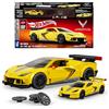 Mattel Brick Shop Mattel Brick Shop Hot Wheels - Corvette C8.R '20 Serie Speed, set da costruire con 261 pezzi, dettagli realistici e adesivi per personalizzare l'auto, JKR19