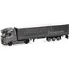 Herpa modello camion DAF XG+ autoarticolato telonato Emmrich Transporte, miniatura in scala 1:87, pezzo da collezione, Made in Germany, plastica
