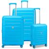 MODO BY RV RONCATO MODO by Roncato STARLIGHT 3.0 SET VALIGIE (Grande, Medio, Cabina) - Azzurro