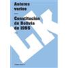 Autores Varios Constitución Política de Bolivia de 1995 (Tascabile)