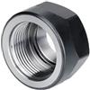 OZLIYY 1 pz di Alta Precisione Mandrino Dado A/M/UM Tipo ER 11/16/20/25/32/40 Serraggio CNC Lavorazione Dei Metalli for Tornio Fresatura Bit Holder(ER16-M)