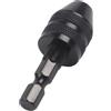 HanOaki Mandrino senza chiave a tre ganasce da 0,3 mm a 3,6 mm con gambo esagonale da 6,35 mm per un uso affidabile su e trapani