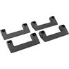 Topiky Porta Misura Cintura da Banco Porta Attrezzi Versatile Organizzatore di Alta qualità per Garage da Falegname Larghezza 9 Cm (BLACK)